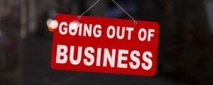 going out of business